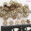 Snowflake Ornaments 50pcs Wooden Snowflake Ornament Unfinished Wood Snowflake DIY