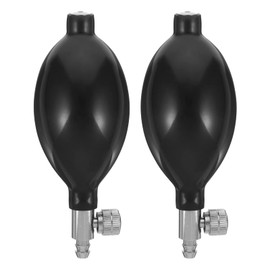 2 Pcs Replacement Blood Pressure Bulb with Air Release Valve Healthy Sphygmomanometer Inflation Bulb for Sphygmomanometer Blood Tester Device
