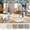Mop and Bucket with Wringer Set,Spin Mop and Bucket System,