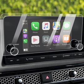 HiMoliwa Compatible with CRV Screen Protector 7 Inch - 2023 2024 2025 Uconnect Touch Screen Tempered Glass for Civic (2022-2025)/CR-V/Pilot/HR-V/Integra (2023-2025) Infotainment Display 9H Hardness