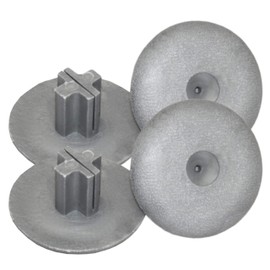 Rehabilitation Advantage Mushroom Glide Walker Ends, Set of 4