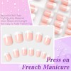 Lifextol 240pc French Tip Press on Nails Short Fake Nails