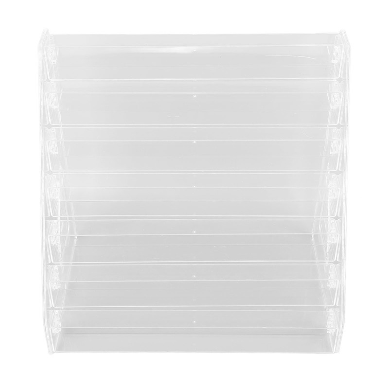 Cosmetic Storage Rack Acrylic 7 Layers Clear Nail Polish Display
