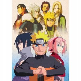 Trefl Shippuden 10940 Naruto Team 1000 Pieces Anime Series Characters Jigsaw Puzzle for Adults and Children from 14 Years, Multicoloured, 10940