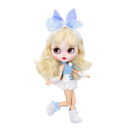 ICY Fortune Days Doll Clothes, Suitable for 1/6 cm Height Dolls, Dress & Accessories, Compatible with Blythe, Obitsu, Licca, Pullip Doll Clothes, 6+ (BL11102)
