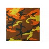 Rothco Savage Orange Camouflage Bandana (22" x 22")