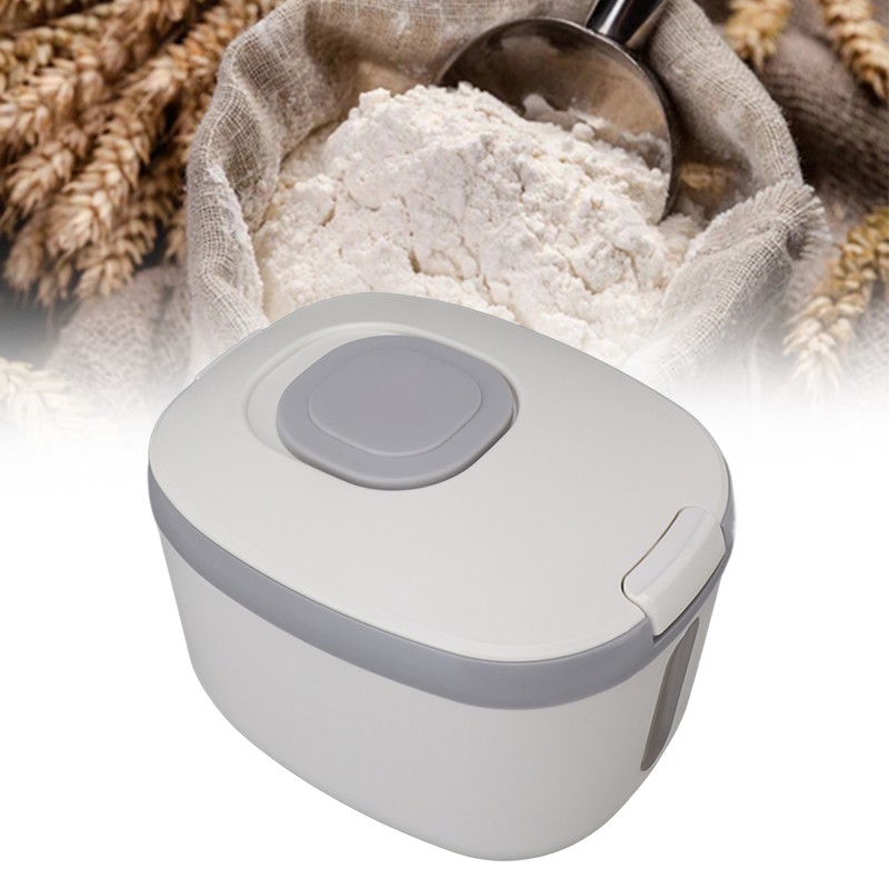 Rice Container Bug Proof Odorless Airtight Rice Box with Clear