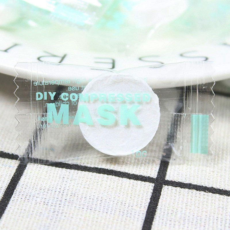 Compressed Paper Mask, Skin Care Compress Face Mask, DIY Compressed