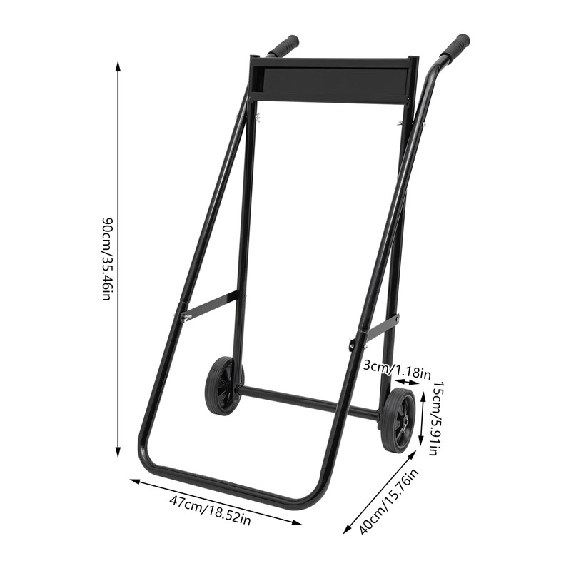 DOONARCES Outboard Boat Motor Stand Carrier Cart Heavy Duty Foldable