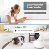 ADVWIN WiFi Security Smart Camera Indoor Pet Dog Camera, Home