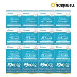 [Roniwell] Multicare Supercritical Altige Omega 3 30 capsules x 12 (total 12 months supply) rTG formula / [로니웰] 멀티케어 초임계 알티지 오메가3 30캡슐 x 12개 (총 12개월분) rTG 식