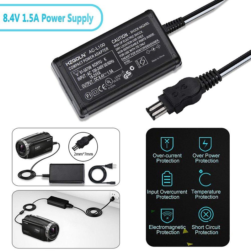 AC Adapter Charger for Sony Handycam CCD-TRV16 CCD-TRV17 CCD-TRV25 CCD-TRV35