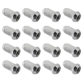 ITP Set of ITP Tapered Chrome Lug Nut 10mm x 1.50mm Thread Pitch 16 pcs