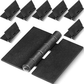 Therwen 8 Pack 3" Weld Hinges Heavy Duty 12 Ga Steel Butt Hinge Corrosion and Rust Resistant Long Lasting Trailer Gate Hinge for Heavy Gates Doors