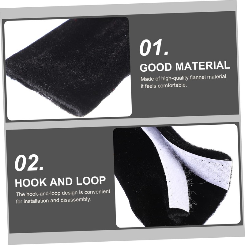 jojofuny Refrigerator Handle Covers 4 Pack for Kitchen Appliances Black