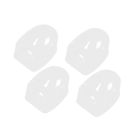 Baluue 8pcs Dipping Nail Powder Tray for French Manicure Easy to Clean Nail Art Tool Finger Guide Groove for Accurate Application