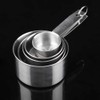 Measuring Cups and Spoons Set 5 Pcs, Stainless Steel Measuring