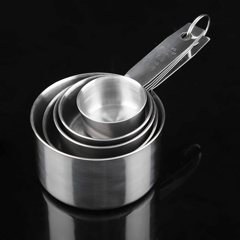 Measuring Cups and Spoons Set 5 Pcs, Stainless Steel Measuring