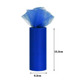 10 Colors Rainbow Tulle Rolls Tulle Netting Rolls Tulle Fabric Spool Ribbon 6" by 25 Yards Spool for Wedding Tutu and Table Skirt Decoration