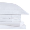 Brooklyn Loom Classic Cotton Sheet Sets White Cotton 4-Piece Queen