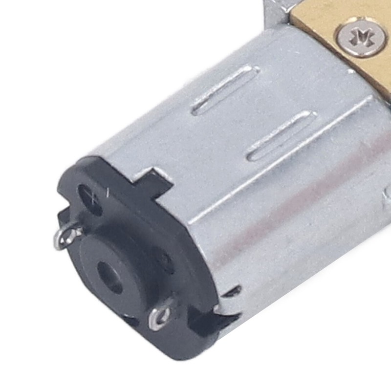 12V DC Geared Motor with Fixed Base Single Shaft Brushed
