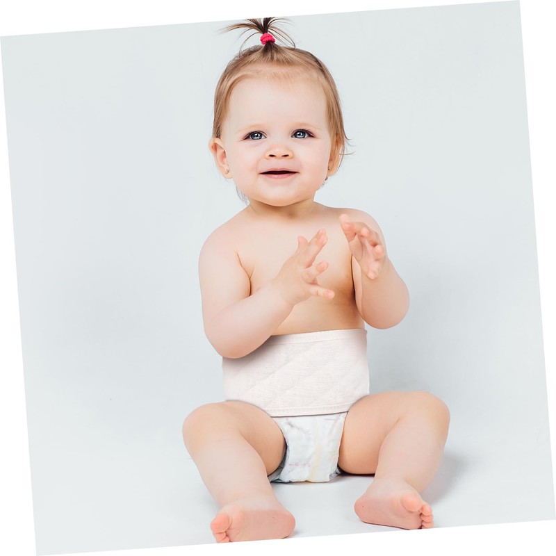 Healeved 8pcs Cotton Boy Girl Belly Band Soft Pure Newborn