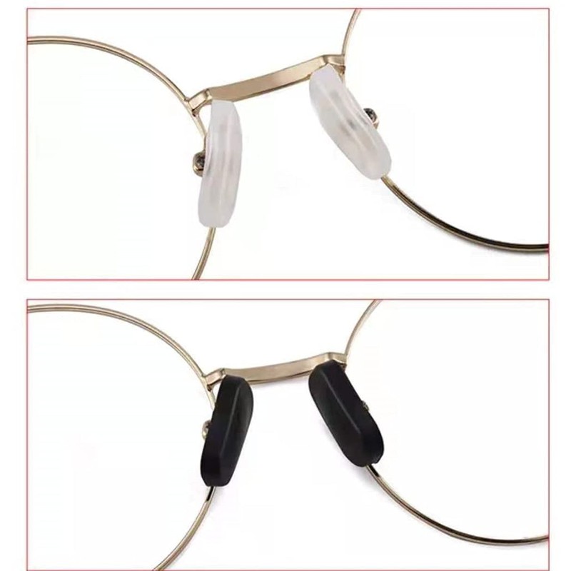 Clear Rubber Silicon Push On Type Nose Pads Pieces Buds
