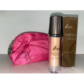 SORME MINERAL ILLUSION OIL-FREE FOUNDATION, .80 fl.oz. FRESH START +bag