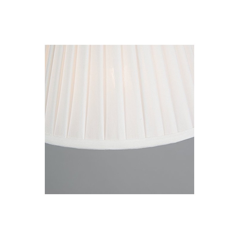 QAZQA Silk Pleated Lampshade White 25 I 16.5 cm