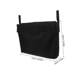ORFOFE Wheelchair Side Pouch Large Capacity Storage Organizer Carry Bag for Wheelchair Senior Walker Pouch