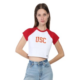 Hype & Vice USC Trojans Homerun Tee - Cardinal, XS