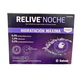 Relive Night Ophthalmic Gel [ Lubricant ] [Moisturizing] [Maximum Hydration] [Acts While Sleeping] [Long Protection] [Tired, Irritated Eyes]