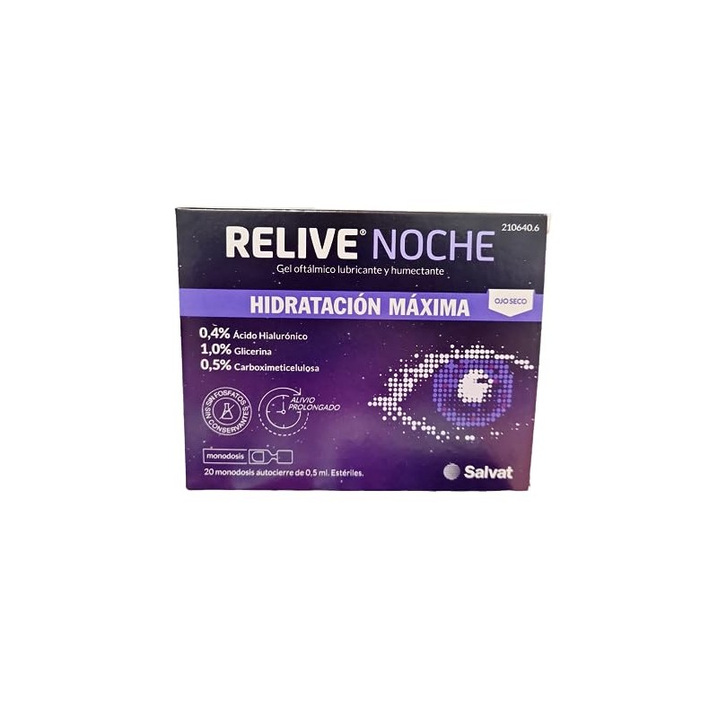 Relive Night Ophthalmic Gel [ Lubricant ] [Moisturizing] [Maximum Hydration]