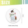 Christmas Tree Ornaments Funny Hanging Xmas Decor for Office,Snowman Merry