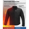 ILM Motorcycle Riding Jacket Reflective with CE Armor and Detachable