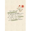 Skorpion Postcard with German Text "Blüchen Wegesrand Blumen Zuckerkanpapier