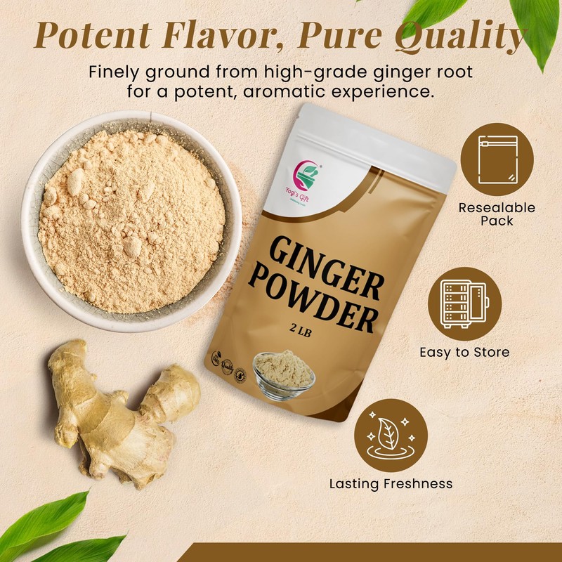 Ginger Powder 2 LB | As Spicy as Fresh Ginger
