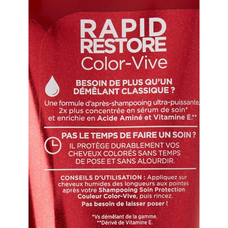 L'Oréal Paris Elsève Rapid Restore Color-Vive Intensive Conditioner Long Lasting