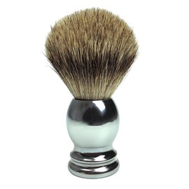 RDSPTBEK Badger Shaving Brush with Metal Handle Durable Shaving Brushes for Men Handmade Traditional Wet Shaving Cream Brush (Fine Badger)