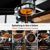 WhaleSiper 51mm Bottomless Portafilter & Puck Screen, 3-Ear Stainless Head,