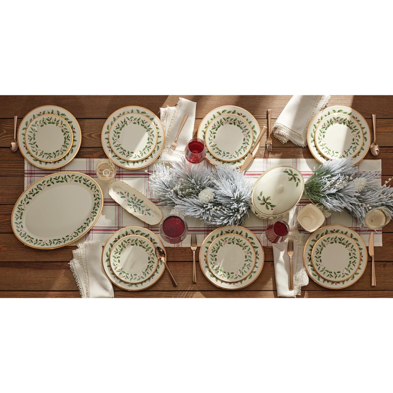 Lenox 146504000 Holiday Dinner Plate, Christmas Dinnerware