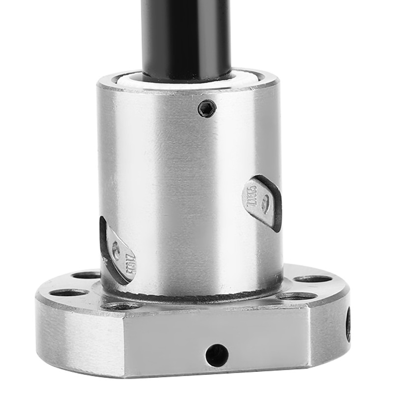 16mm Bearing Steel Flanged Ball Screw with Ball Nut For