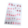 INKVICTUS Winter Snowflake Nail Decals/Sliders Red Foil 01340