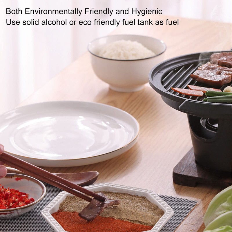 HN Mini Smokeless Japanese Hibachi Grill - Portable, Tabletop, Camping