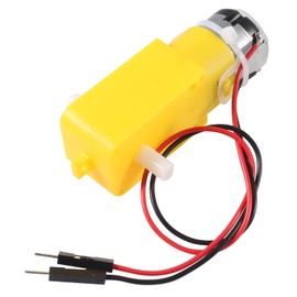 AEDIKO 8pcs TT Motor Dual DC 3-6V Gearbox Motor 200RPM Ratio 1:48 Shaft Motor with 2.54mm Wire for Arduino DIY Smart Car Robot