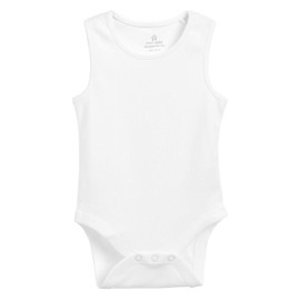 NEXT 7 Pack Sleeveless Baby Bodysuits, White, 6 - 9 months