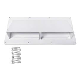 Camp'N RV Exhaust Vent Cover (White) - Perfect RV Stove Vent Cover Replacement for Trailers, Campers, Motorhomes - Easy to Install with Hardware Included