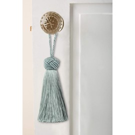 BEL AVENIR - Juego de 8 piezas elegante con borlas de poliéster para manualidades, borlas coloridas, para árbol de Navidad, manualidades, guirnaldas, proyectos de boda, hogar, decoración de fiesta