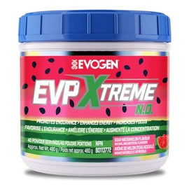 Evogen EVP Xtreme NO | Arginine Nitrate, Beta-Alanine, Citrulline Pre-Workout, Nitric Oxide, Muscle Pump | Sour Watermelon | 40 Servings