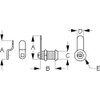 Sea-Dog 221930-1 Cam Lock,Silver